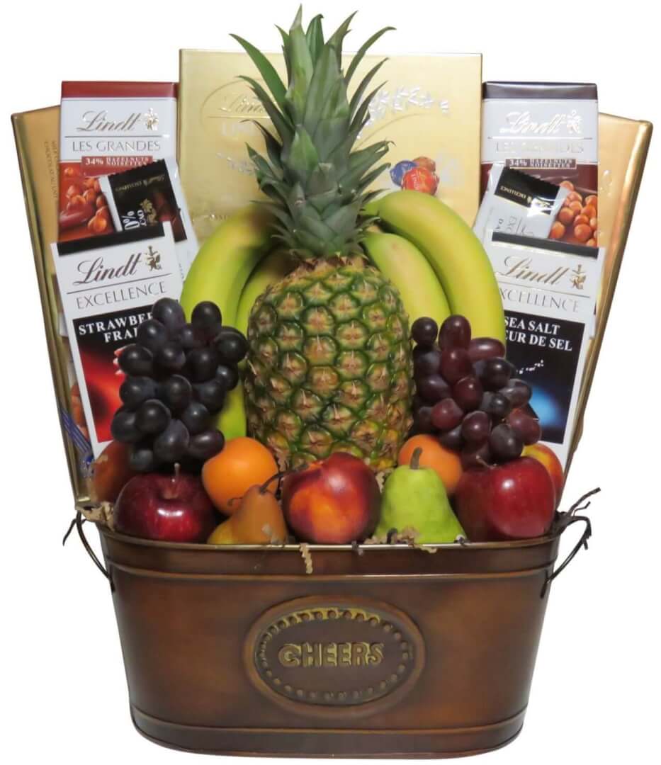 Panier cadeau fruits et chocolats Montreal Brossard Paniers