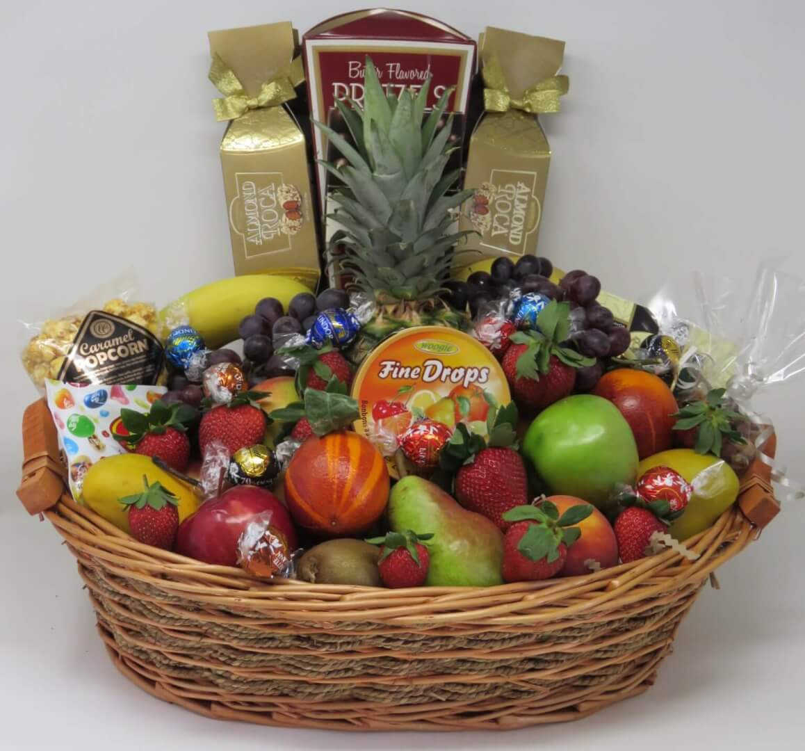 Panier Cadeau Fruits Suprême Cadeau Prompt Rétablissement Montpetit