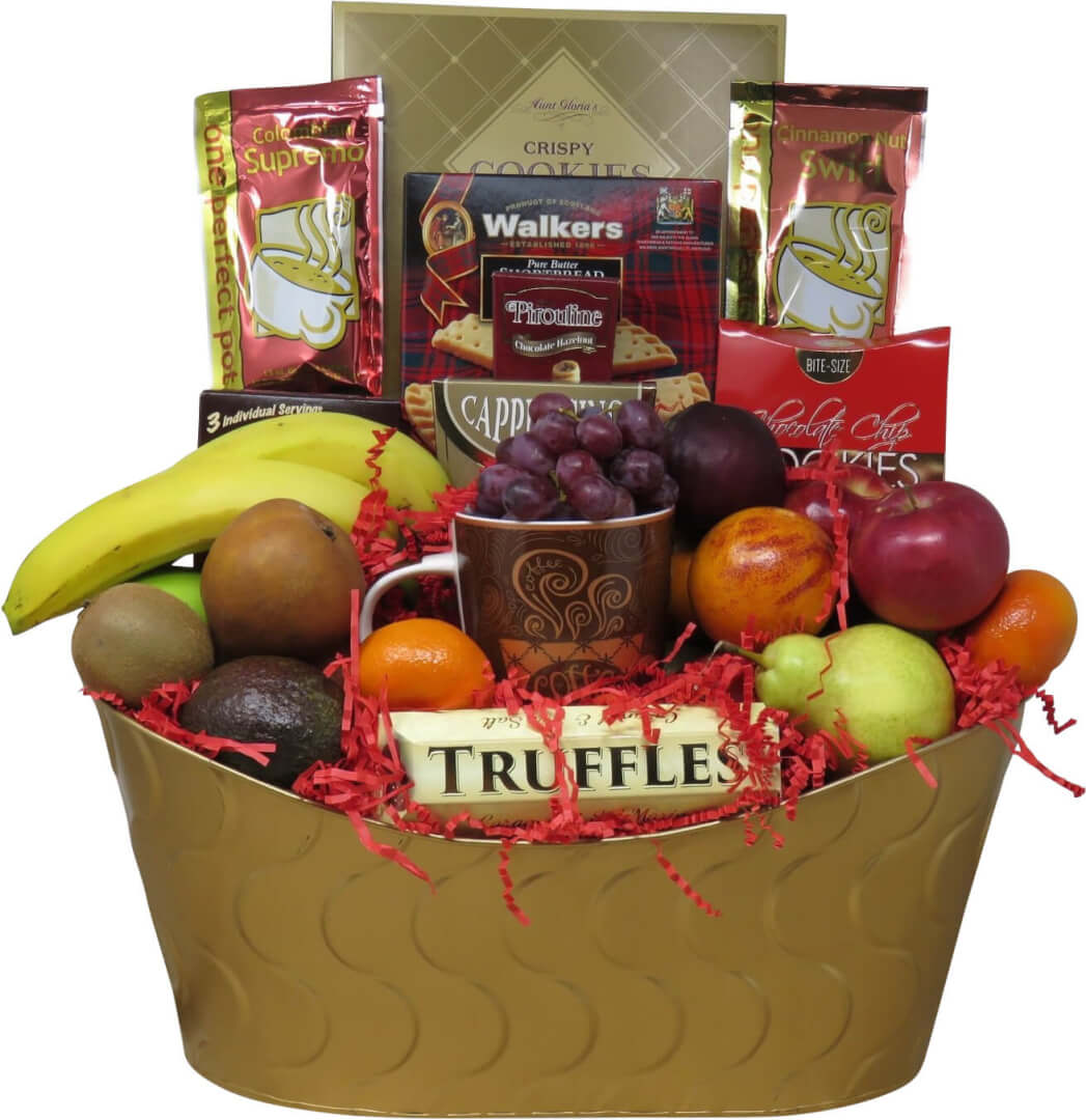 Fruit & Coffee Gift Basket Paniers Cadeaux Montpetit Créations Inc.