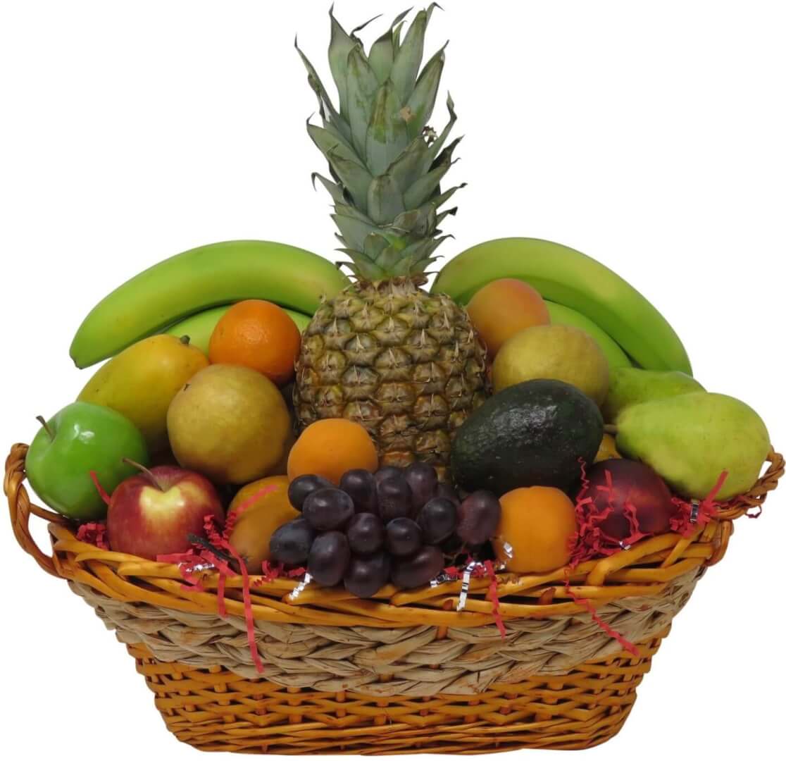 Corbeille à Fruits En Bois 30x30 Cm Style Ferme - Panier Cadeau Pour Présentation Ou Rangement