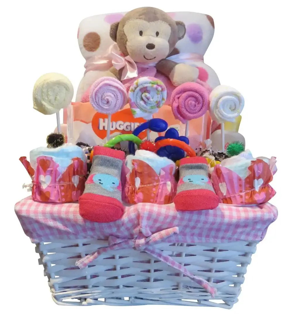 Panier cadeau naissance fille