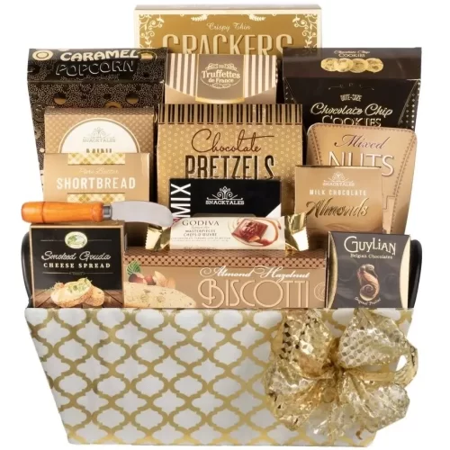 Panier-cadeau Joyeuses Fêtes