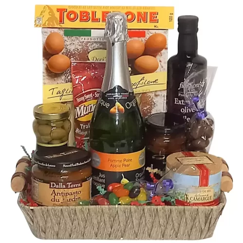 Panier cadeau gourmand Laval | Laval gourmet gift baskets | Montpetit Créations