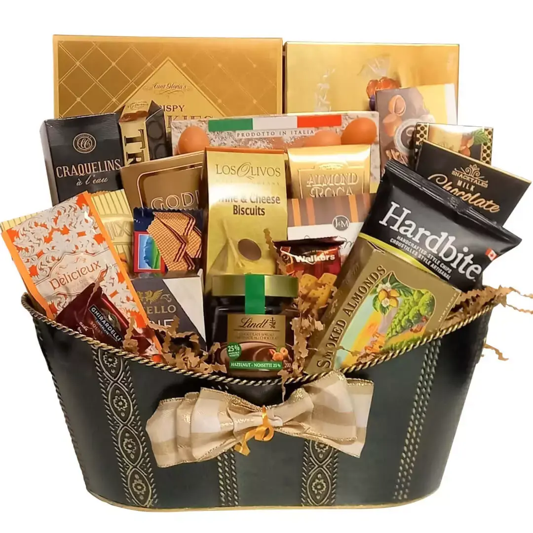 Gourmet gift basket, Montpetit Creations