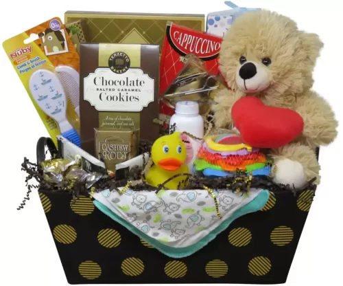 panier cadeau bebe Montpetit Creations baby gift baskets montreal laval pointe claire