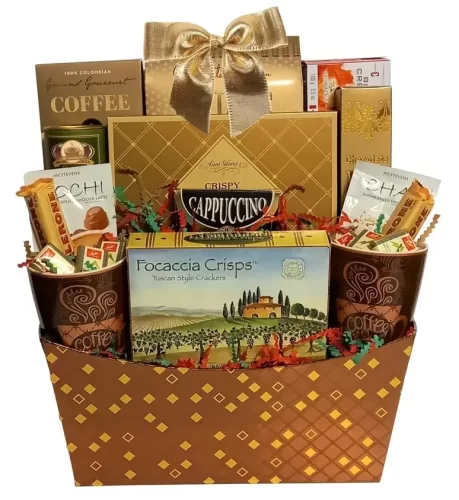 Panier cadeau café Rive-Sud - Montpetit Creations coffee gift baskets Montreal 