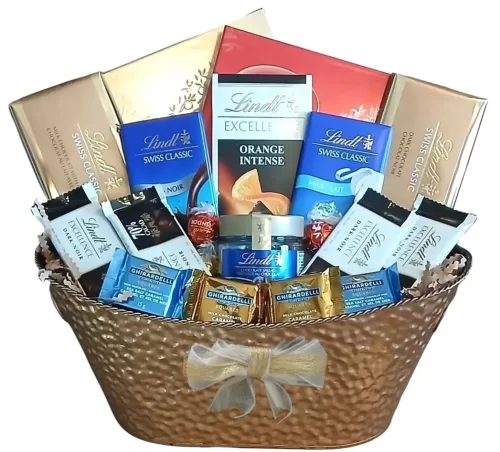 panier cadeau Lindt | Lindt gift basket Montreal