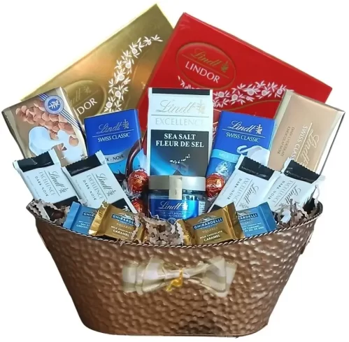 panier cadeau Lindt | Lindt gift basket Montreal