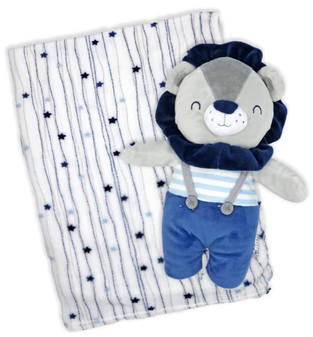 baby boy basket plush